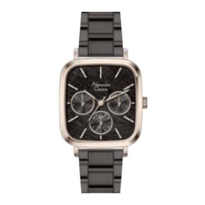Alexandre Christie ALCW2B91BFBBRBA Black Stainless Steel Band Analog Women Watch